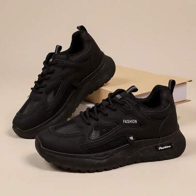 女士新款厚底运动鞋轻便休闲鞋小白鞋网球鞋百搭跑鞋可爱时尚鞋