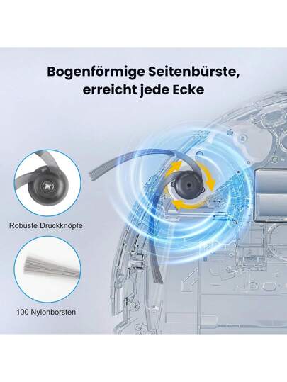 Replacement Parts Roborock QV 35A/QV 35S/QR 598/QR 798 Stofzuiger Cleaner Accessories Main Brush Hepa Filters Side Mop Pads Dust Bags view 9