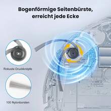 适用于 Roborock QV 35A/QV 35S/QR 598/QR 798 吸尘器配件 主刷 Hepa 过滤器 Hepa 过滤器 边刷 拖把垫 集尘袋 - 白色 - 查看 9