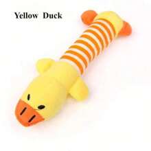 Plush Squeaky Dog Chew Toy - Durable, Soft, And Bite-Resistant Stuffed Animal In Pink & Gray/Blue Stripes - Ideal For All Aggressive Chewers, Small To Large Breeds, Dog Toys For Aggressive Chewers