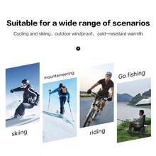 Cold & Windproof Touch Screen Gloves - Winter Warmth Gloves For Cycling, Skiing, Solo Travel - Anti-Slip, High Quality, Unisex For Men And Women - 黑色 - 查看 4