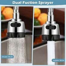 Grifo Cocina Fregadero Alto Arco Caño Flexible Mando Pulsador - aleación de cromo - Ver 9