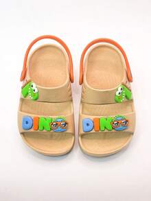 Children's Papete Sandal Men's Platform Dino Dinosaur Comfortable Soft Lightweight - 米色 - 查看 3