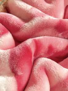 1pc Christmas Floral Pattern Blanket, Soft Double-Layer Raschel Throw Blanket, Long Plush Warm & Cozy For Bedroom, Living Room, Travel