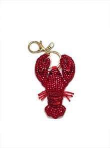 Starfish, Ocean, Sea Turtle, Lobster, Shell Bag Charm, Summer Ocean Style Fashion Cute Versatile Fully Rhinestone Bag Pendant - Multicolor - View 15