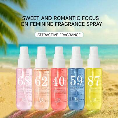 1pc/4pcs/5pcs 40mlBrazilian Collection Spray Mist With Gift Box, Limit Edition Aromatherapy Indoor, Outdoor Air Freshener Fragrance Multi-Layered Heightened State Of Bliss Spray With Long Lasting Natural Fresh Charming Essentials, Releasing Elegant Janeiro Vanilla Coconut Floral Fruity Citrus Wood Aquatic Ocean Sea Scent For Dating, Party, Gathering, Traveling, Holiday, Home, Hotel, Office, Ideal Gift For Family, Relatives And Friends