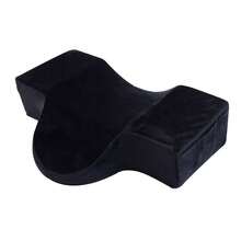 睫毛延长枕，颈部支撑枕，不变形，弹性好，沙龙睫毛枕，舒适天鹅绒记忆泡沫睫毛延长枕，人体工程学颈枕，睫毛延长颈部保护枕 - 彩色 - 查看 7