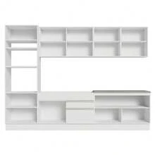 Complete Kitchen Cabinet 310cm Glamy Madesa 02 White Color - 白色 - 查看 10