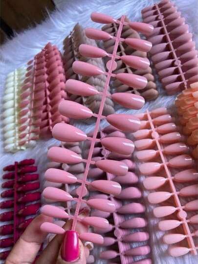 Unhas Postiças Realista amendoada D&amp;Z  Nail Tips 1 unidade.