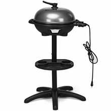 Lifezeal Electric BBQ Grill 1350W Non-Stick 4 Temperature Setting Outdoor Garden Camping Black - US B Type Plug(110-127V) - View 7