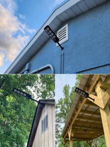 1pcs Commercial Street Solar Large Street Lamp, 504LED Lamp Beads 6-Cell Double-Row High-Brightness 4500mah, Automatic Sensor Switch From Dusk To Dawn, Outdoor Solar Sensor Floodlight With Motion Sensor And Remote Control, Suitable For Home Parking Lot Lights, Commercial Street And Sports Field Solar Street Lamps