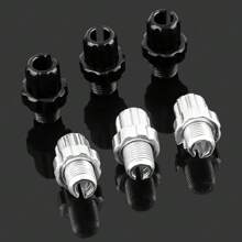 2 piezas Tornillos de ajuste de la palanca de freno de bicicleta con tuercas de palanca de freno entrelazadas M10, tornillos de ajuste de la palanca de freno de bicicleta de montaña, material de aleación de aluminio - El mejor regalo para entusiastas del ciclismo