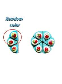 10pcs Dollhouse Miniature Food Cakes: Mini Kitchen Cake Shop Desserts Scene Realistic Dessert Model