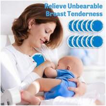 8 件/1 件可重复使用圆形凝胶包，四季冷/热疗热敷垫，缓解疼痛凝胶加热/冷却垫，带布背衬，适用于眼睛、面部、学校、返校、旅行、旅行必需品、家庭必需品、眼罩、睡眠面罩