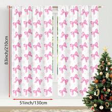 2 Rèm cửa sổ trang trí nơ màu hồng xanh dễ thương và ngọt ngào - Thiết kế túi thanh để đảm bảo sự riêng tư và dễ lắp đặt - Hoàn hảo cho trang trí phòng khách và phòng ngủ, có thể giặt bằng máy, rèm trang trí hình trái tim cho bé gái vào dịp Giáng sinh và năm mới - Nhiều màu - Xem 24