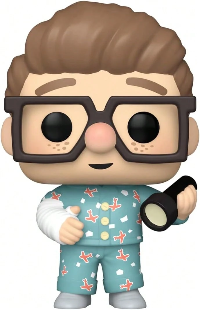 FUNKO POP! Disney/PIXAR: UP! S2 - Carl Joven - Regalo - Mercancía Oficial - Fans de la Película - Figura de Modelo para Coleccionistas y Exhibición - Multicolor - Ver 1