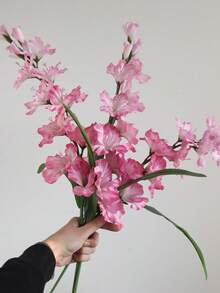 1pc New Calla Lily Artificial Flower, Vintage Silk Flower Decor For Dining Table, Living Room, Indoor - Multicolor - View 7