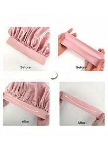 1pc Luxurious Satin & Silk Bonnet For Sleeping - Adjustable Comfort Fit With Tie Band - Unisex Night Hair Protection For Men & Women Home Bathroom Decor Spring Summer Autumn Winter Shower Towels For Beauty Salon, Hotel Sports,Home Essentials, Towel, Skin Care