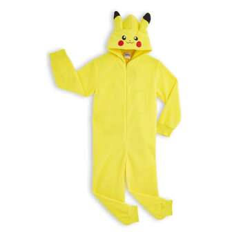 pokemon Onesie Pikachu One Piece Sleepsuit Comfy Nightwear Loungewear Sleepwear