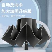 Umbrellas And Rain Hat Umbrellas - [Opaque Umbrella Cloth] - Black - View 2