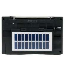 BUYTITI AM/FM Bluetooth Radio With Flashlight And Solar Panel - Black - View 7