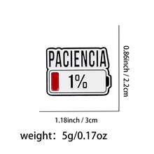 Divertido Broche de Esmalte "PACIENCIA" Alfileres de Solapa Insignias para Mochila Broche de Mujer Ropa Regalo Joyería Accesorios de Moda - NR12286 - Ver 8