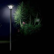 2-Pack 60" Solar Post Lights – Black Vintage LED Lamp Posts For Garden, Patio & Pathway Outdoor Décor