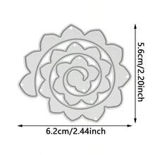 Bộ 9 khuôn cắt kim loại, khuôn cắt hình hoa các loại, dụng cụ thủ công làm thiệp giấy DIY để cắt, dập nổi, dự án trang trí nhà cửa, làm bằng thép cacbon - Bạc - Xem 17