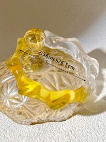 1pc Women's Fashion Resin Bracelet, Bright Color Personalized Cuff Bracelet (Size Tolerance 3mm/0.11 Is Normal) - Yellow - View 15