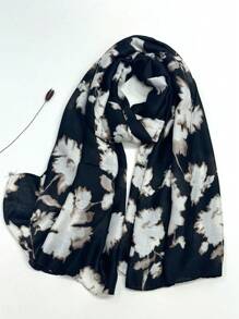 新款透气流苏披肩，优雅风格围巾，时尚女士真丝围巾，亮丽波点大围巾，多功能户外防晒沙滩披肩，头巾 - 彩色 - 查看 18