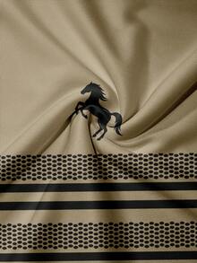 男士商务休闲抽绳连帽运动衫和裤子套装，秋季服装 - 彩色 - 查看 4