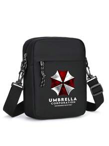 Borsa a tracolla Oxford da uomo, stile casual, Milano Italia, di grande capienza, borsello verticale Oxford, cinturino regolabile, borsa a spalla per pendolarismo quotidiano, colore nero - non lavare, disponibile in vari stili