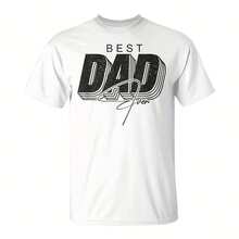 Father Day Best Dad Ever From S Ns Moms  T-Shirt25419220g  Cotton T-Shirt, Simple Fabric, With Subtle Mottled Dot, Reflects The Concept Of  Protection. Designed For Non-Profit Organizations Or Volunr Groups To Ence Team Ideny. Pattern Is The Two Ds Together To Protect A Green Heart-Ped Seed Is Sprouting, Simple Design And Full Of Power, A Symbol Of The Team's Love And Action Is Wing Hope. This T-Shirt Is A Symbol Of The Organization And A Great Spiritual Gift To Every Sless And Dedited Member, Inding Everyone That Every Little Act Of Kindness Is Making The World A Better Place. - 白色10 - 查看 1