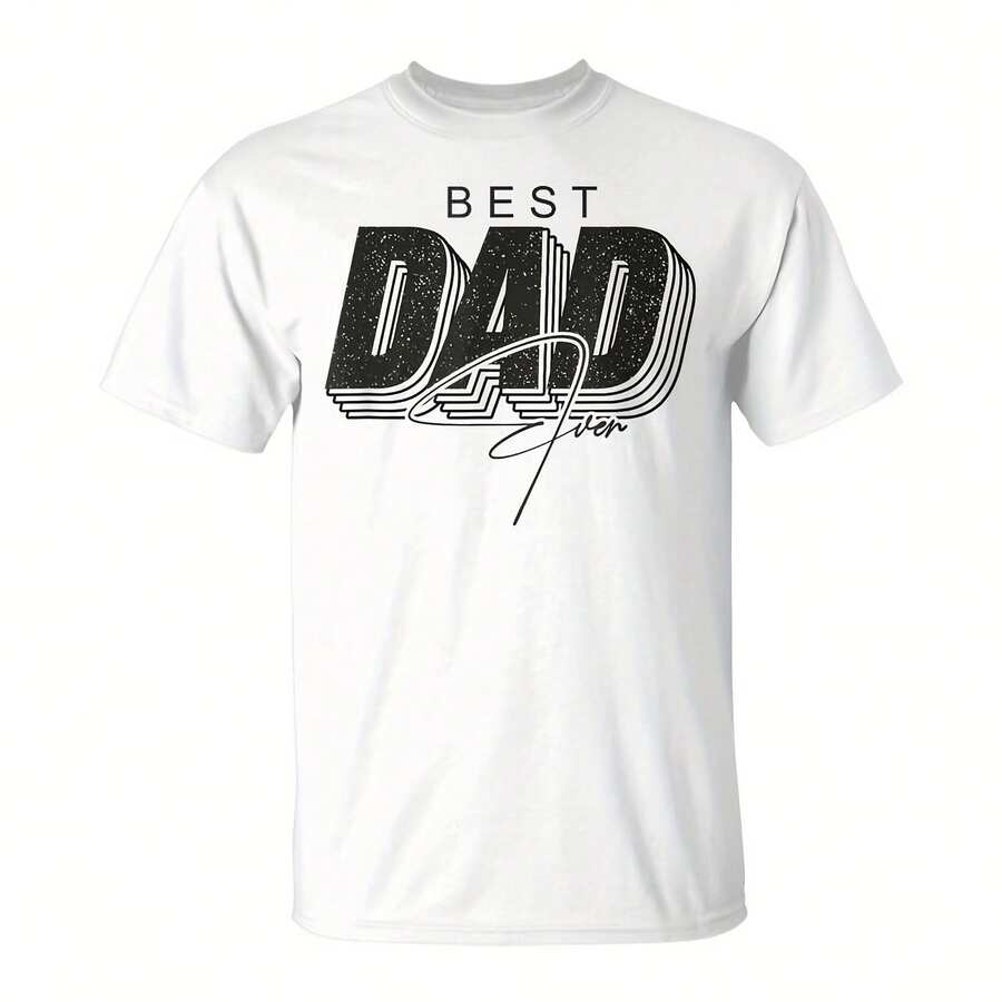 Father Day Best Dad Ever From S Ns Moms T-Shirt25419220g Cotton T-Shirt, Simple Fabric, With Subtle Mottled Dot, Reflects The Concept Of Protection. Designed For Non-Profit Organizations Or Volunr Groups To Ence Team Ideny. Pattern Is The Two Ds Together To Protect A Green Heart-Ped Seed Is Sprouting, Simple Design And Full Of Power, A Symbol Of The Team's Love And Action Is Wing Hope. This T-Shirt Is A Symbol Of The Organization And A Great Spiritual Gift To Every Sless And Dedited Member, Inding Everyone That Every Little Act Of Kindness Is Making The World A Better Place. - 白色10 - 查看 1