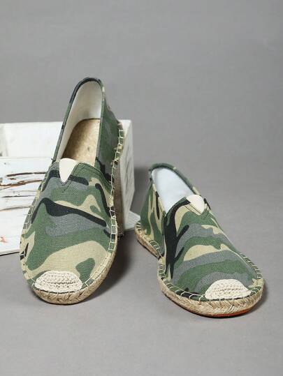 Breathable, Moisture-Wicking, Non-Slip Woven Fisherman Shoes, Linen Shoes, Casual Shoes, Canvas Shoes, Low-Top Shoes, Slip-On Loafers, Handmade Woven Retro Fitness Shoes, Loafers, Water Shoes - Unisex