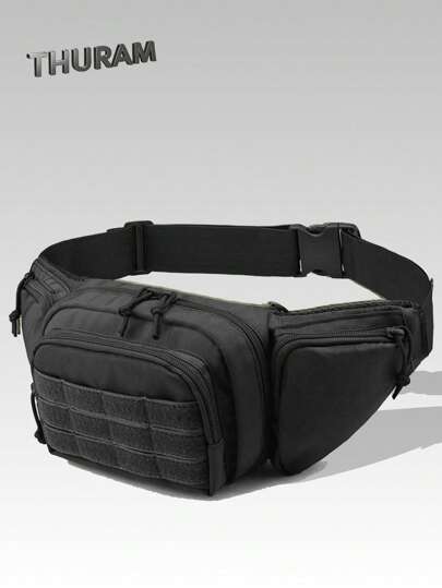 Tactical Waist Pack Outdoor Hiking Waist Bag Running Sports Functional Bag Cycling Bag Bum Bag Multi-Functional Tool Shoulder Belt Bag For Men