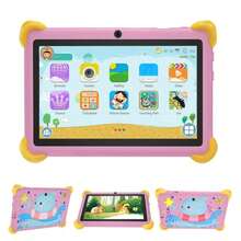 4GB RAM + 64GB ROM / Tableta de 7 pulgadas / Quad-Core 1.3GHz / Android 13 MTK8321 / Pantalla IPS HD 1280x800 / Cámara 2MP + 5MP / Batería grande de 4000mAh / Compatible con WiFi, control parental, educación y juegos