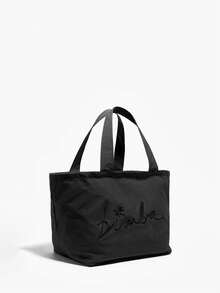 大号轻质刺绣手提包，别致单肩包