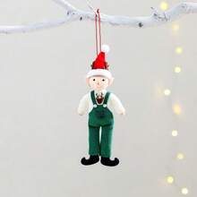 Christmas Decoration Suspender Doll Ornament, Cute Elf Figurine Hanging Decor For Christmas Tree Home Decor Christmas Decorations Room Decor Christmas Decorations Home Christmas Gifts Christmas Decor