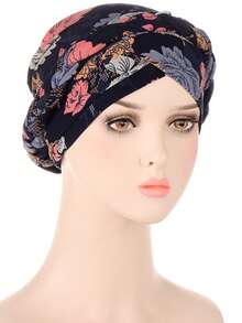 1 件全新扎染拉绒编织头带，短辫子可隐藏头发围巾帽子 - 彩色 - 查看 12