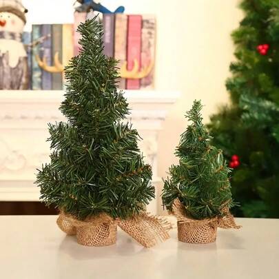 Mini Artificial Green Christmas Tree Desktop Decor, Best DIY Christmas Decoration