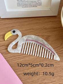 1pc Cute Student Hair Comb, Cartoon Design Thick Acrylic Anti-Static Comb, Dog Decor Hair Accessory, Portable Straight Hair Brush, Cartoon Bear Animal Shaped Comb, Creative Fashion Student Portable Straight Hair Brush, High Quality Thick Dog Comb, Cute Cartoon Animal Acrylic Portable Pocket Comb For Women, Hair Accessories, Hair Styling Kit, Hair Tool Kit, Home Beauty Women Accessory Gifts