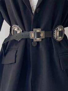 Cinto de rebite estilo cowboy ocidental feminino vintage boêmio country
