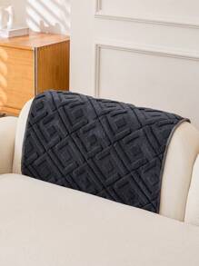 1PC Modern Minimalist Thickened Plush Jacquard Sofa Cushion – Anti-Slip Machine-Washable Winter Warm Sofa Cover, Fits 1/2/3/4-Seater Modular Sofas, Pet-Friendly Seat Pad