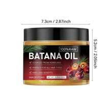 Buy One Get One Free 4.3oz Batana Hair Oil, Pure Honduran Batana Fruit Extract Vegetable Oil, Helps To Strengthen Hair Roots, Eliminate Split Ends, Long-Lasting Anti-Frizz, Light And Non-Greasy Texture, Nourishes Hair, Improves Curls, Makes Hair Thicker, Tougher And Healthier. Unisex