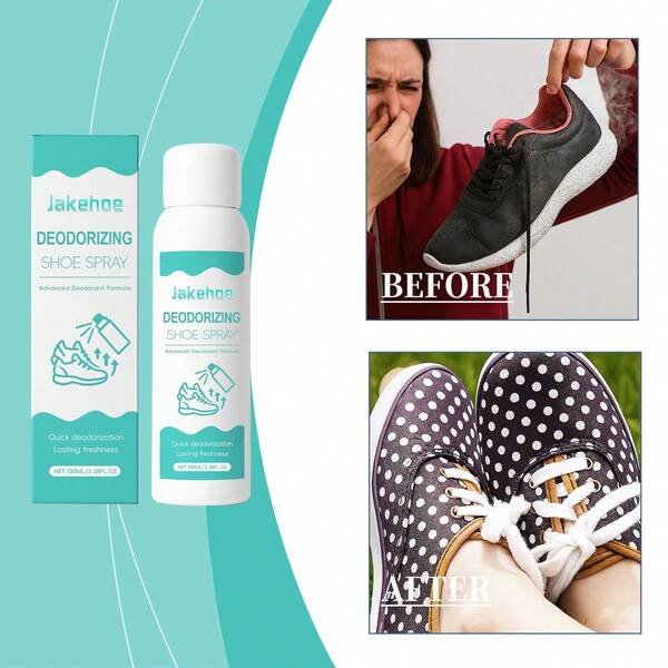 Desodorante para pés e meias, removedor de odores para armários de sapatos e tênis, aroma seco e fresco, retenção de fragrância duradoura, purificador de ar