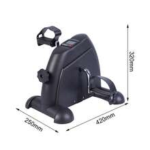 Exercise Bike ,Stationary Bikes For Home Exercise Equipment ,Adjustable Mini Exercise Bike Pedal Exerciser Arm Leg Cycle Machine Resistance,Under Desk Bicycle Trainer With LCD Display - Black - View 11