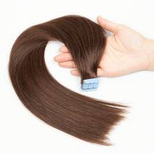 12-20 Inch Mini Tape Hair Extension For Women Human Hair Extension 40pcs/Pack - Brown - View 8