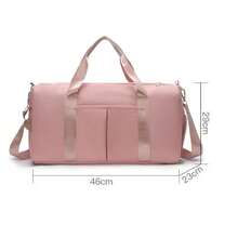 Travel Bag Blogger With The Same Style Gym Suitcase Waterproof Large Spacious Beautiful Yobel.Store - màu đen - Xem 10