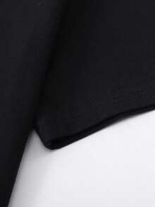 Black Rifle Coffee Company Logo T-Shirt - Patriotic American Flag & Rifle Design, Casual Crew Neck, Regular Fit, All-Season Comfort, Black With White Print, Perfect For Outdoor Activities, Coffee Shirts - màu đen - Xem 4